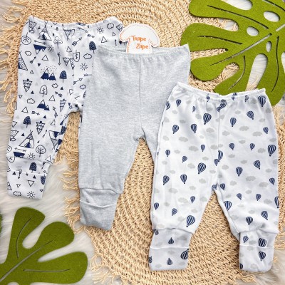 Kit 3 Calças - Cabana, Mescla e Balão 